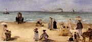 Beach Scene Edgar Degas
